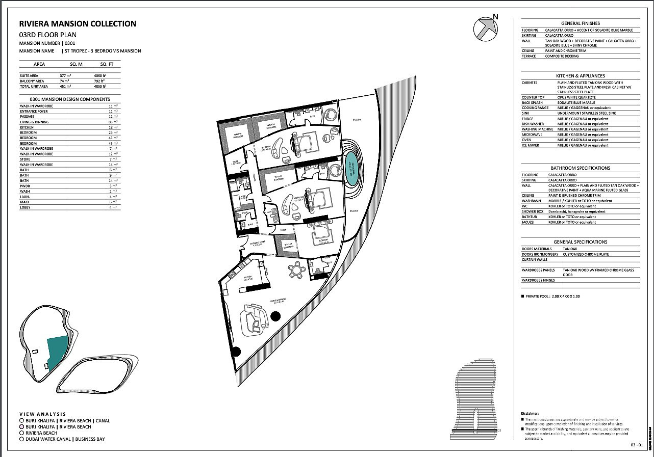 Luksuslejligheder til salg i Dubai — Bugatti Residence - 105161
