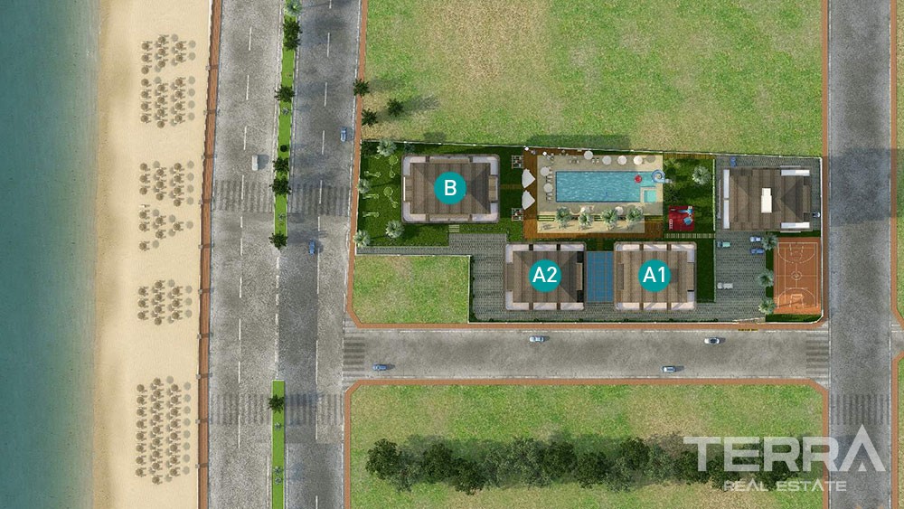 Moda Marine — Seafront Apartments for Sale in Kestel, Alanya, Turkey - 5167