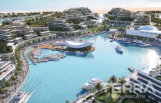 Strandnære lejligheder til salg på Siniyah Island, Umm Al-Quwain, UAE - 105295