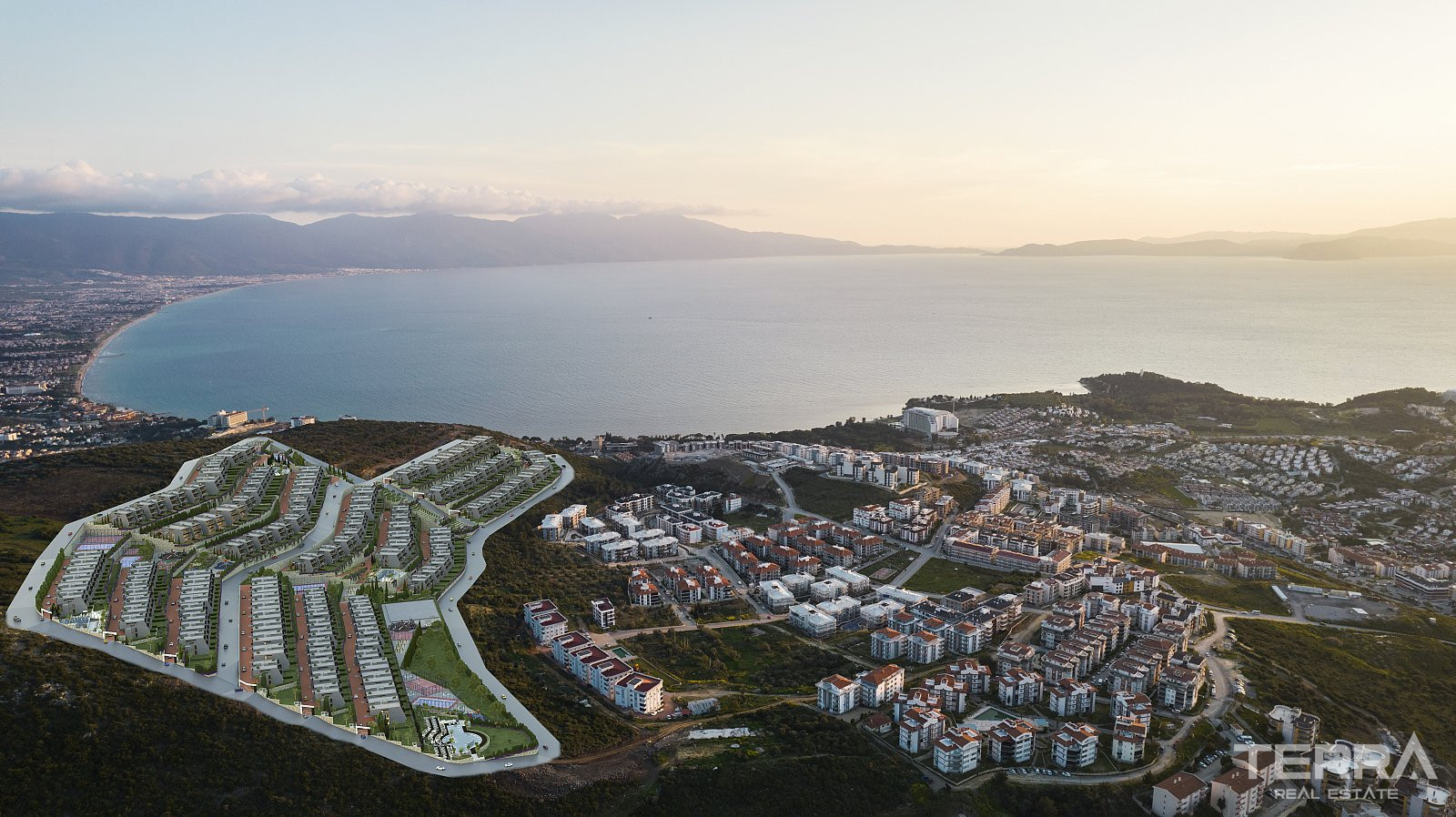 Leiligheter med havutsikt til salgs i Kuşadası, Aydın, Tyrkia - 105342