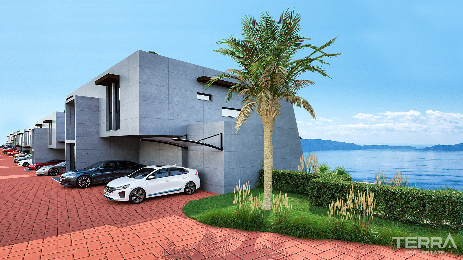 Leiligheter med havutsikt til salgs i Kuşadası, Aydın, Tyrkia - 105355