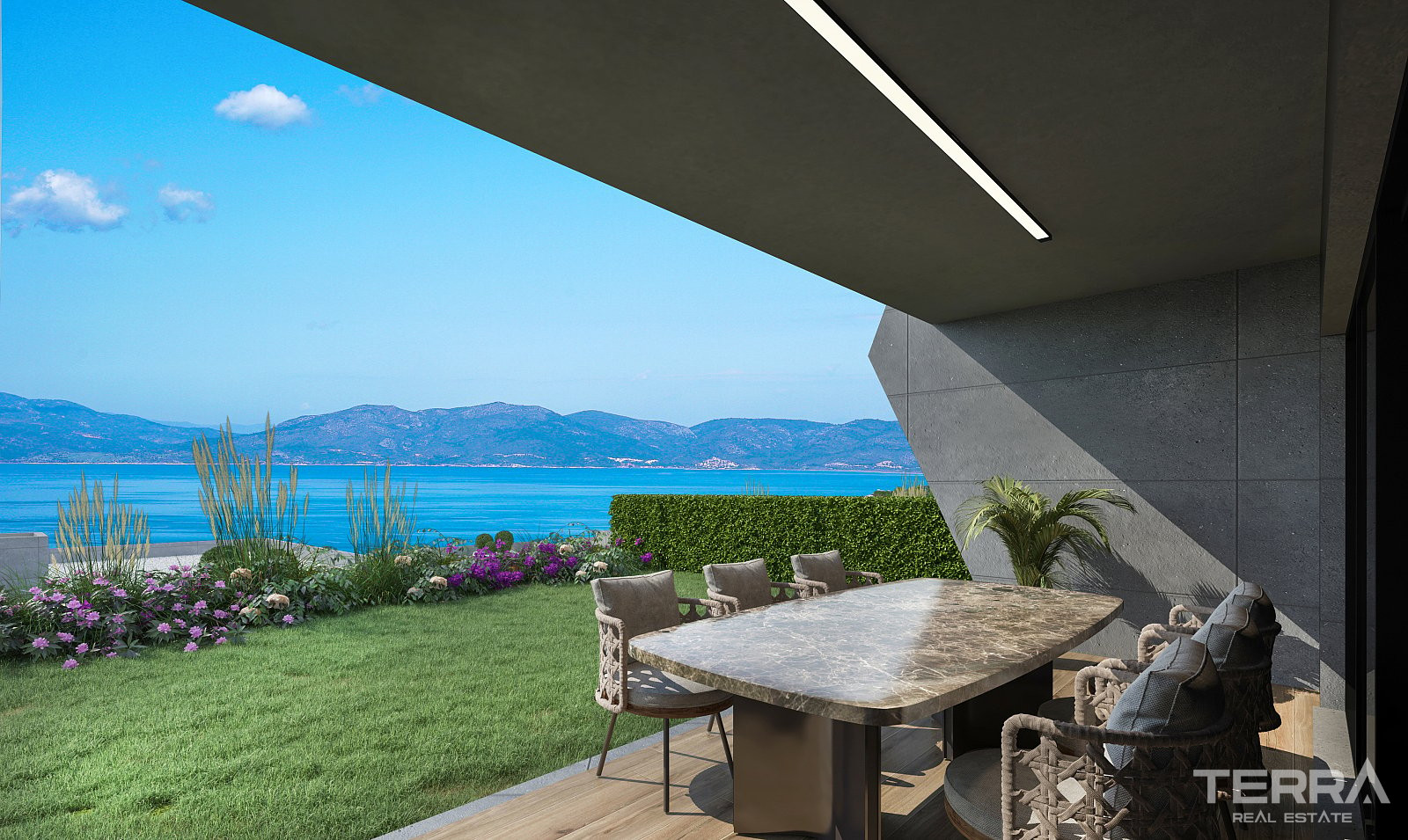 Leiligheter med havutsikt til salgs i Kuşadası, Aydın, Tyrkia - 105371