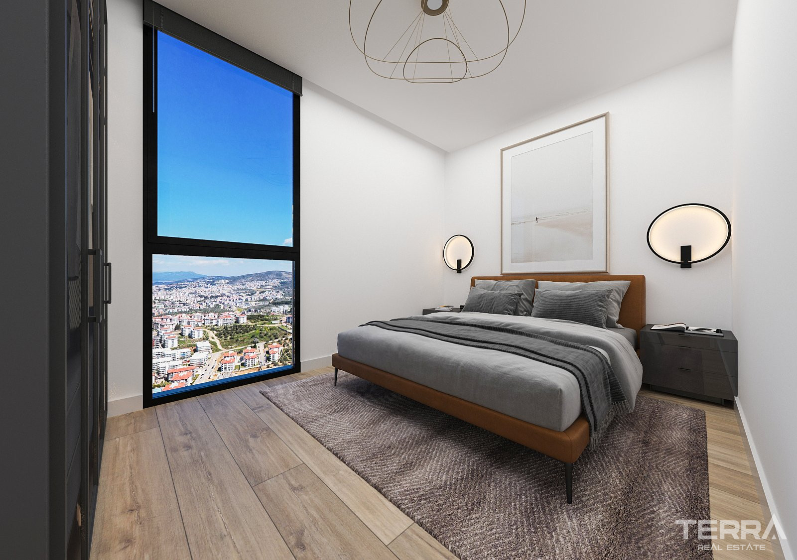 Leiligheter med havutsikt til salgs i Kuşadası, Aydın, Tyrkia - 105376