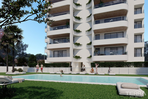 Costa Blanca, Guardamar del Segura'da Satılık Deniz Manzaralı Daireler