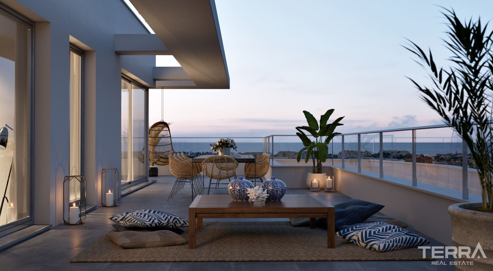 Malaga, Mijas, Costa del Sol'da Deniz Manzaralı Ferah Daireler - 105647