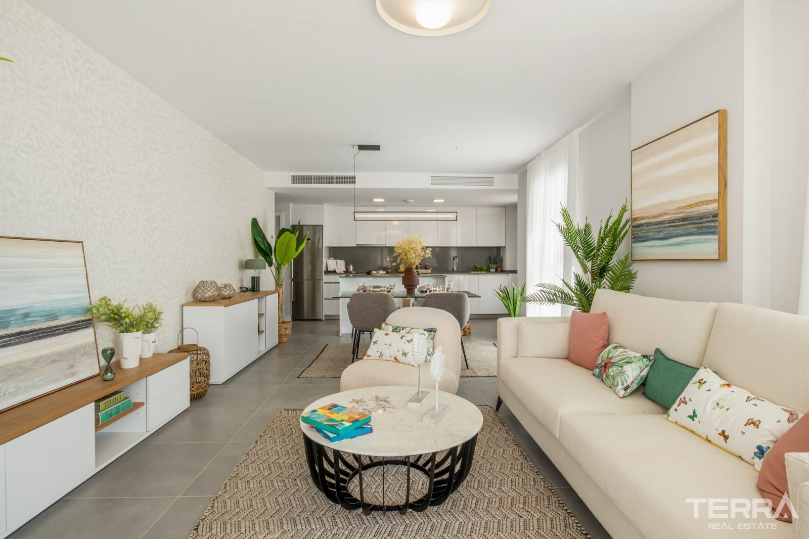 Malaga, Mijas, Costa del Sol'da Deniz Manzaralı Ferah Daireler - 105659