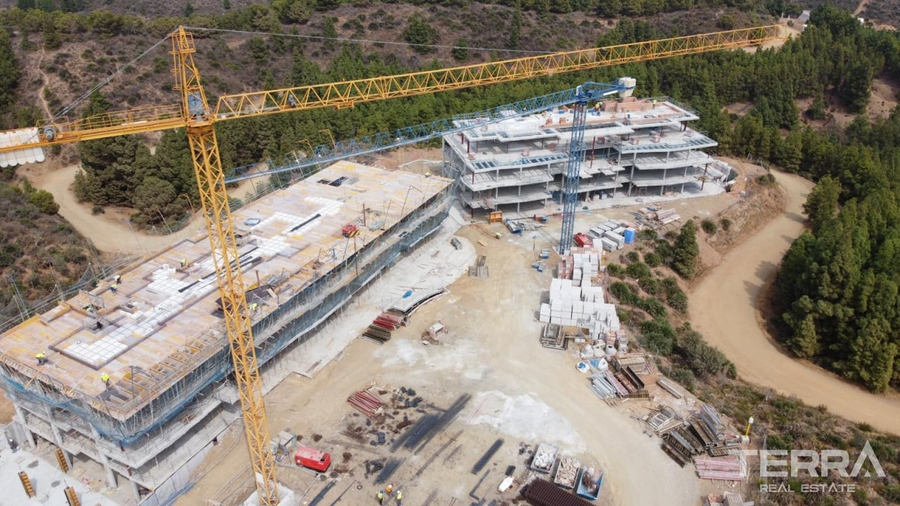 Malaga, Mijas, Costa del Sol'da Deniz Manzaralı Ferah Daireler - 105667