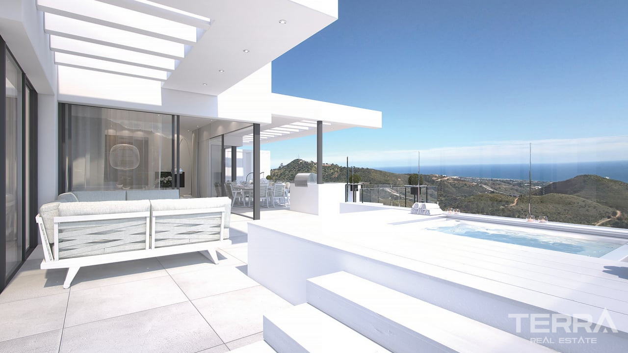 Sea View Apartments for Sale in Ojen, Marbella, Spain - 105682