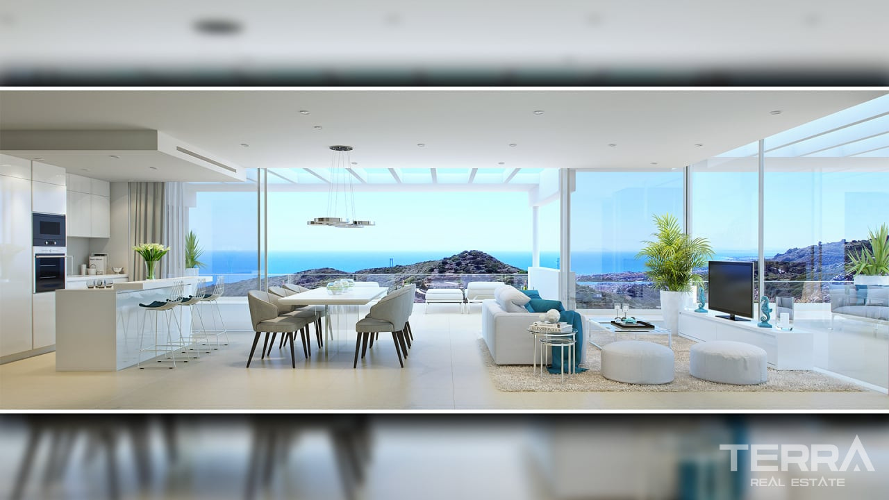 Sea View Apartments for Sale in Ojen, Marbella, Spain - 105693