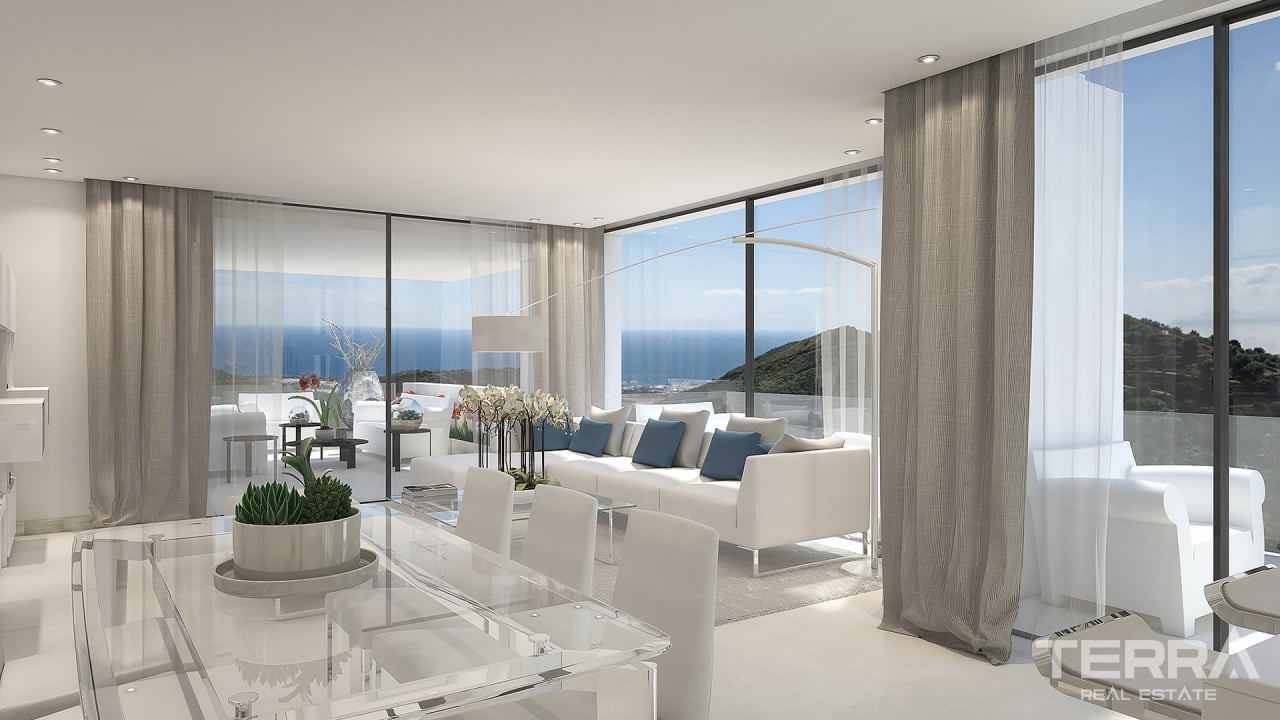 Sea View Apartments for Sale in Ojen, Marbella, Spain - 105699