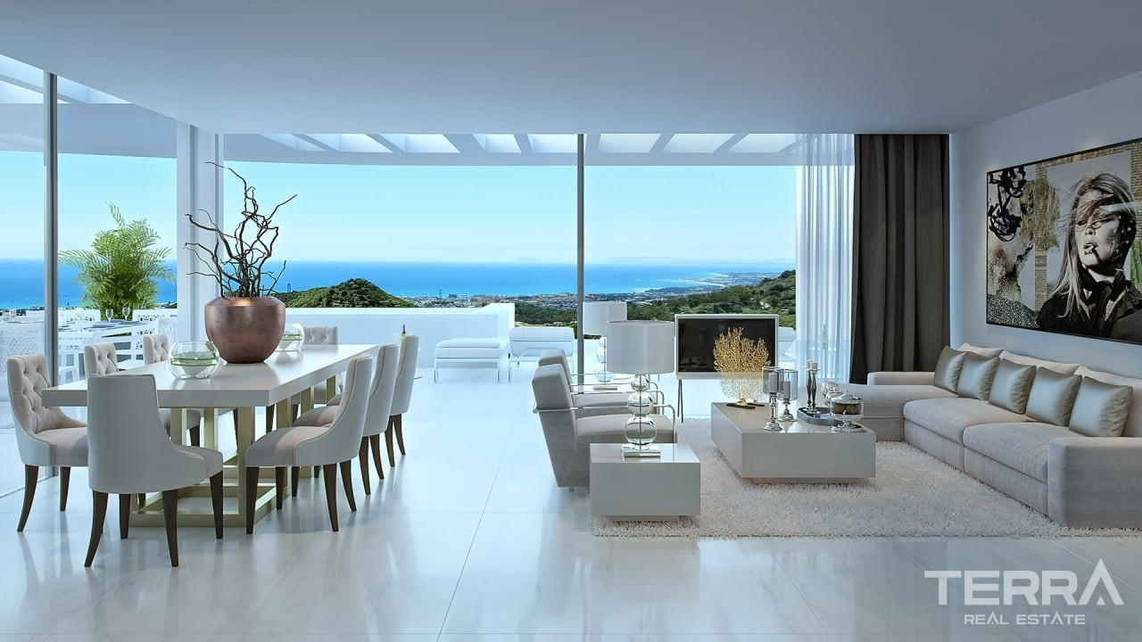 Sea View Apartments for Sale in Ojen, Marbella, Spain - 105700