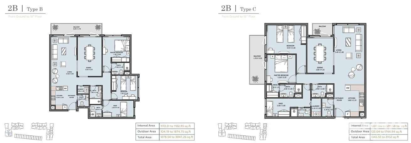 Seafront Apartments for Sale in Yas Island, Abu Dhabi, UAE - 105788