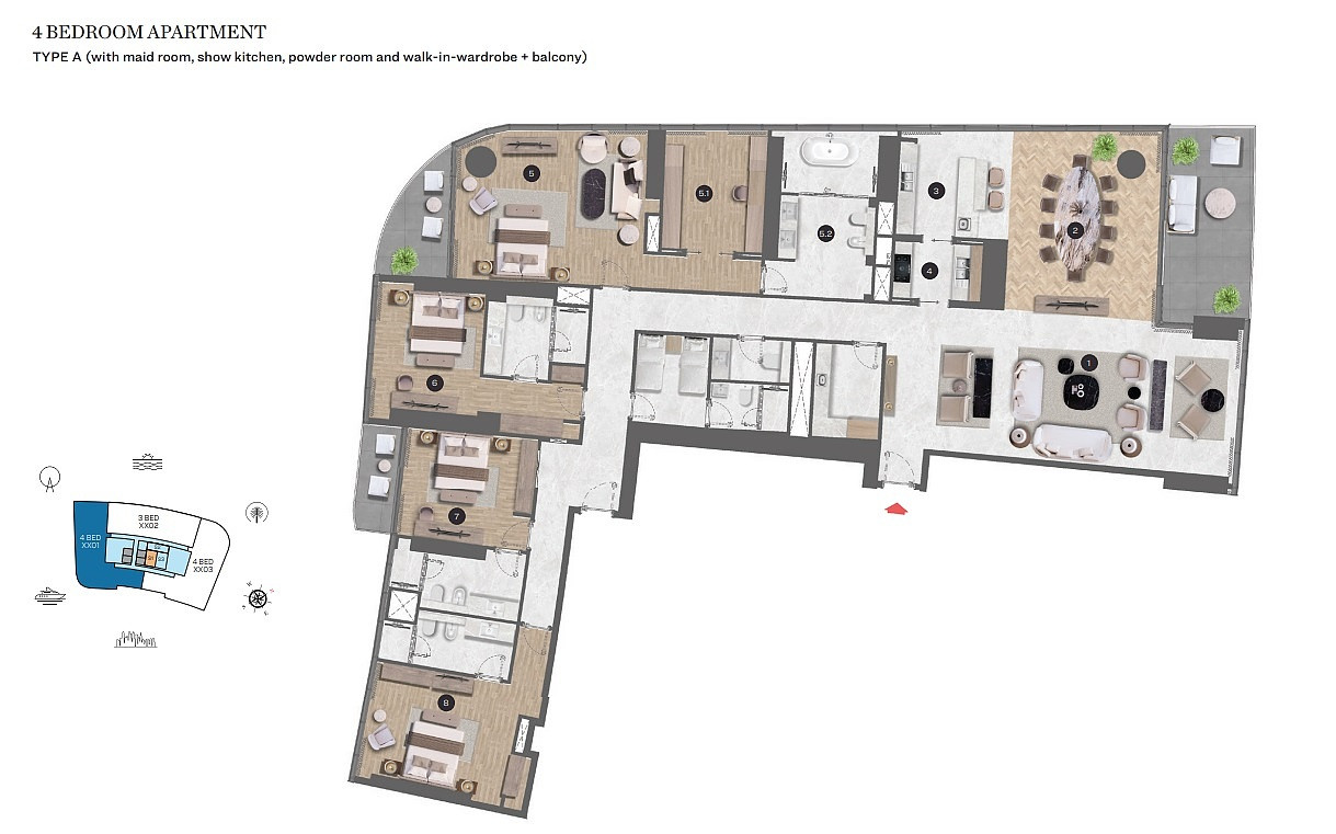 Luxury Apartments for Sale in Dubai Marina, UAE - 105902