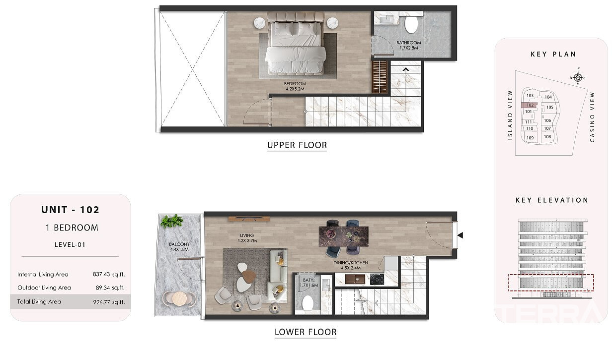 Beachfront Apartments in Al Marjan Island, Ras Al Khaimah, UAE - 105923