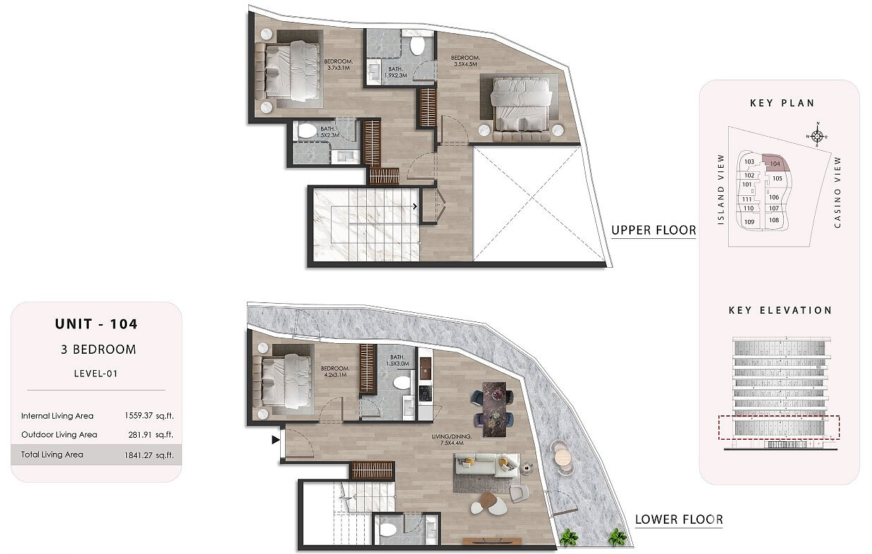 Beachfront Apartments in Al Marjan Island, Ras Al Khaimah, UAE - 105924