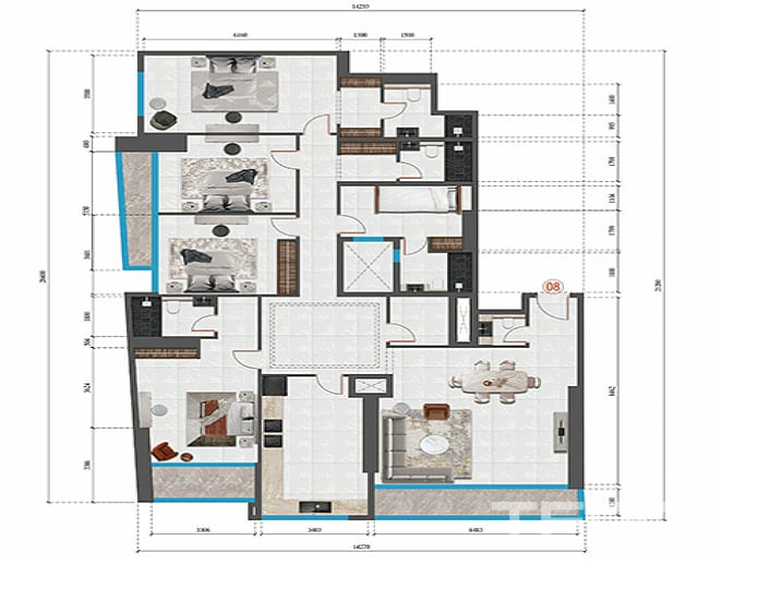 Eksklusive lejligheder ved havet til salg i Al Mamzar, Sharjah - 105961
