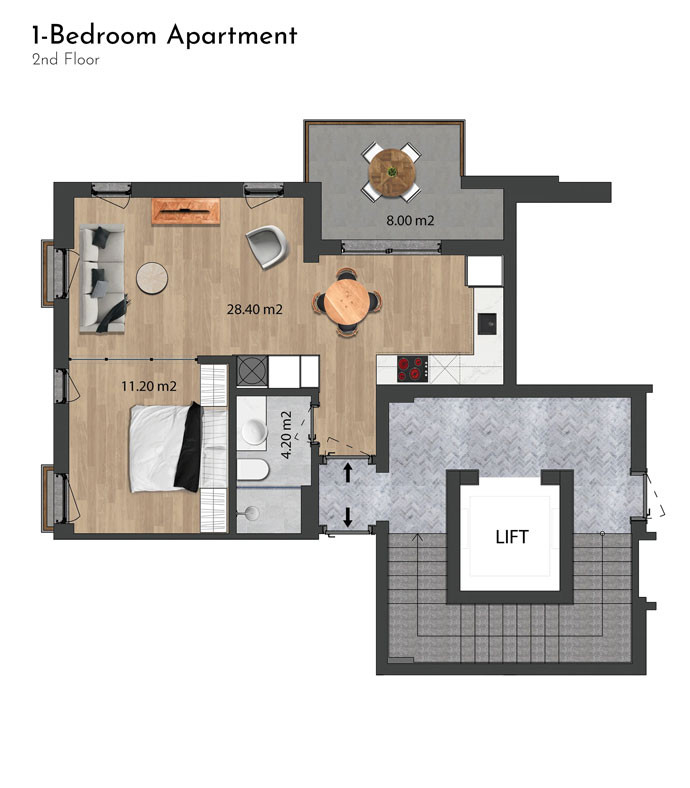 Exclusive Apartments for Sale in Side, Sorgun, Turkey — Habitat 39 - 106476