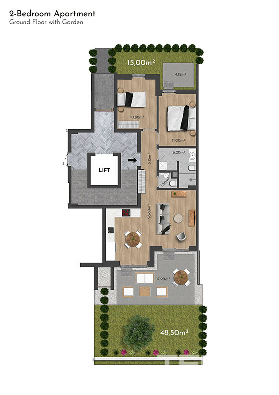 Exclusive Apartments for Sale in Side, Sorgun, Turkey — Habitat 39 - 106479