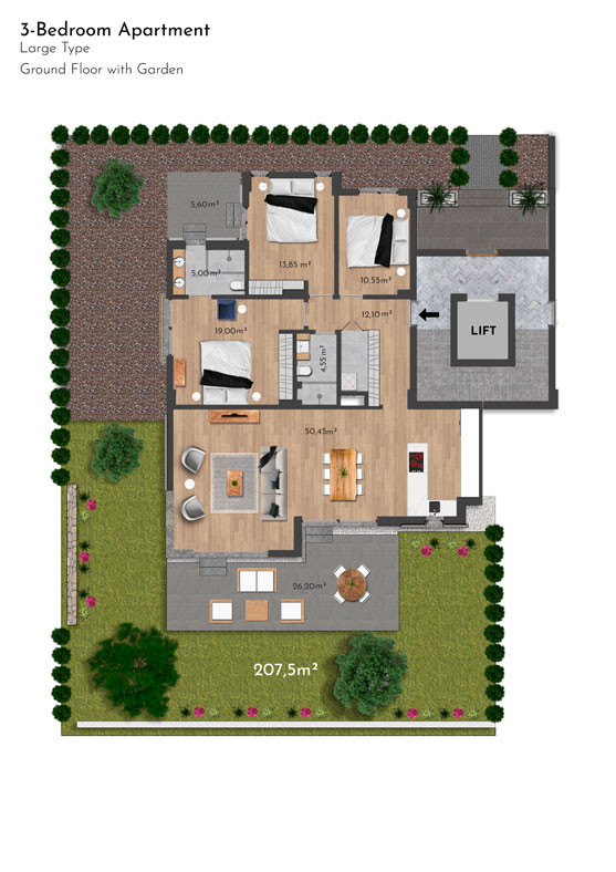 Exclusive Apartments for Sale in Side, Sorgun, Turkey — Habitat 39 - 106482