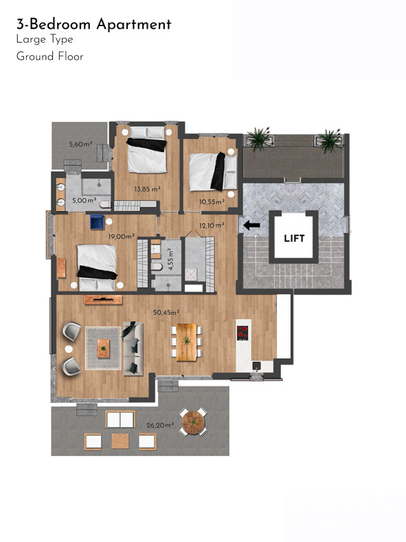 Exclusive Apartments for Sale in Side, Sorgun, Turkey — Habitat 39 - 106484