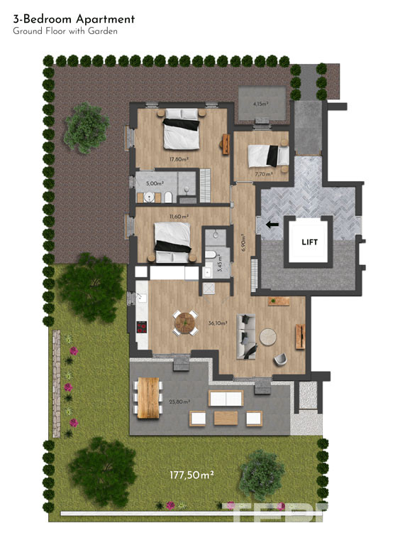 Exclusive Apartments for Sale in Side, Sorgun, Turkey — Habitat 39 - 106485