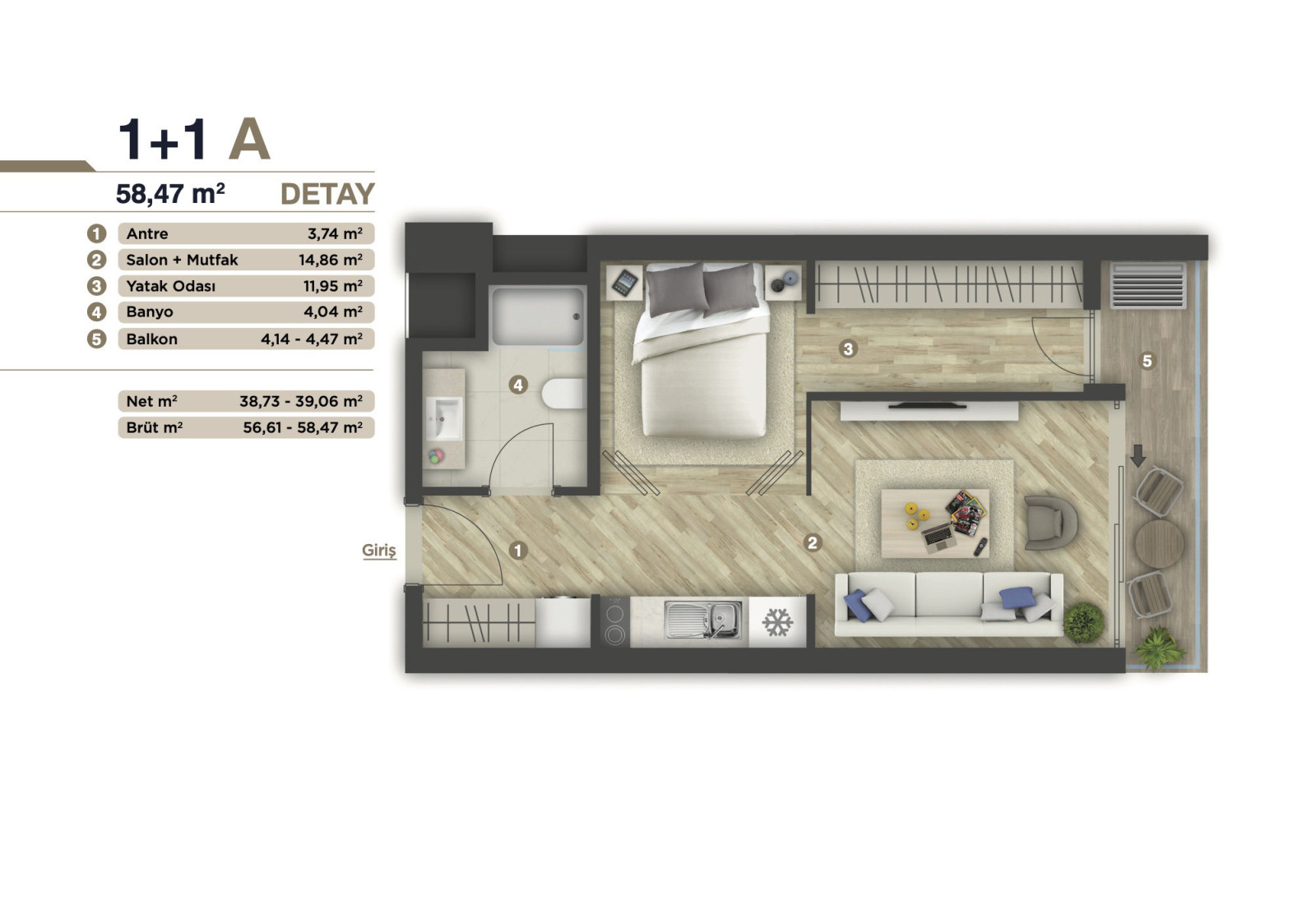 Centrally Located Apartments in Konak, Izmir, Turkey - 106400
