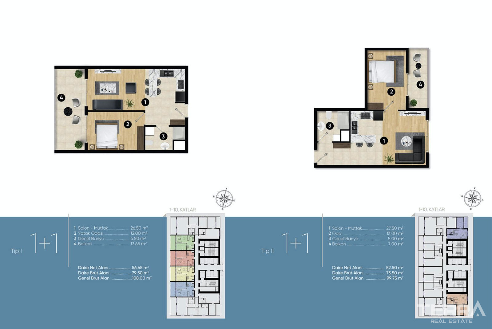 Apartments with Sea-view for Sale in central Konak, İzmir, Turkey - 106446