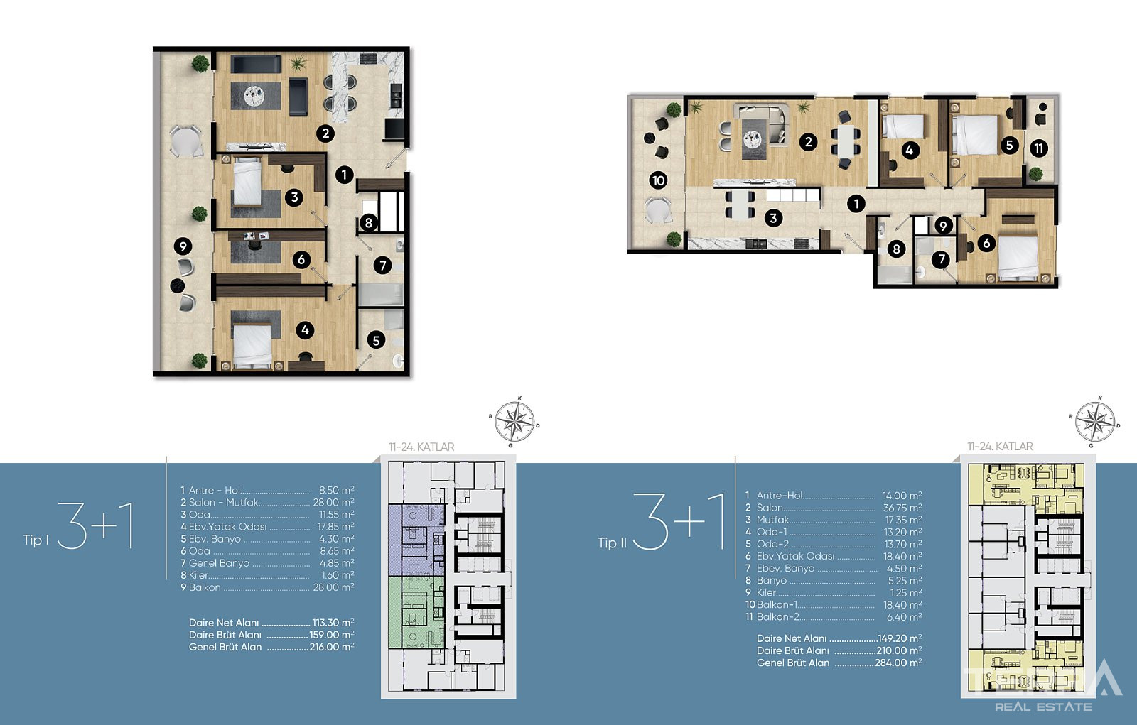 Apartments with Sea-view for Sale in central Konak, İzmir, Turkey - 106448