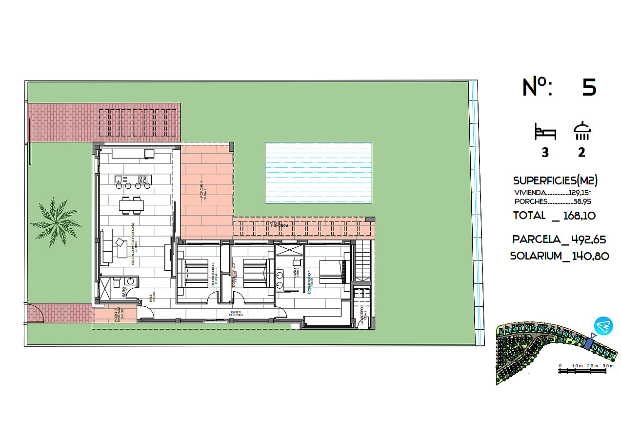 Villaer med private pools til salg i Algorfa, Alicante, Spanien - 106647