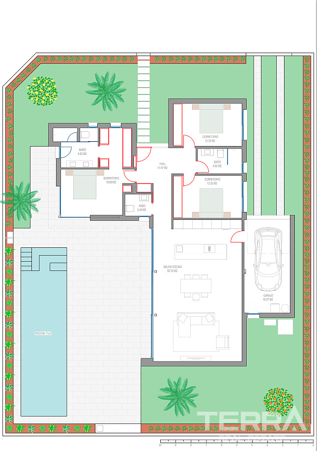 Viller med private pools til salg i Los Alcázares, Murcia, Spanien - 106714