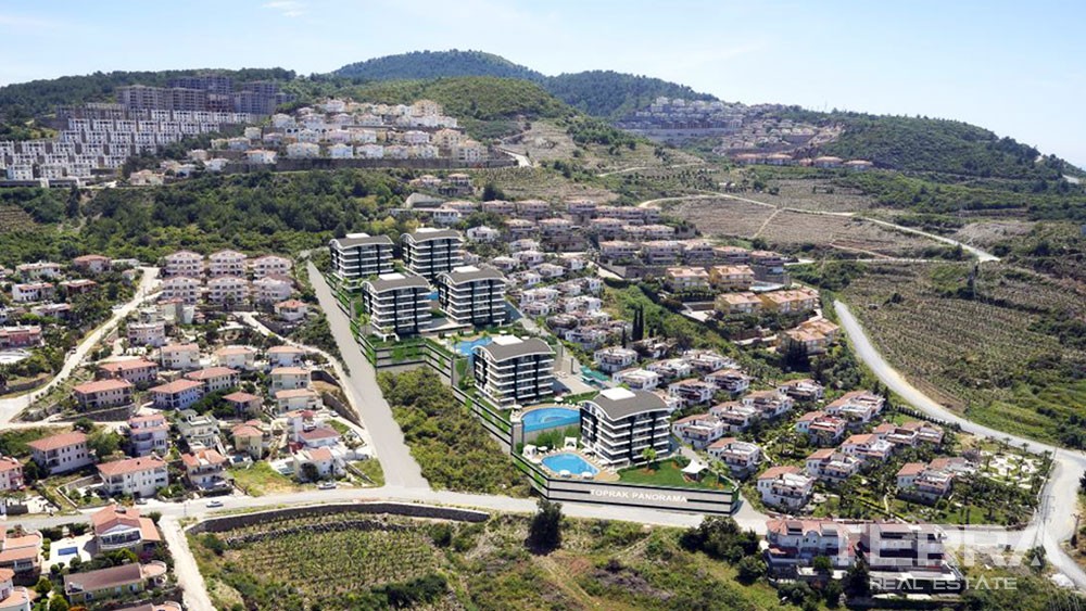 Exclusive seaview apartments for sale in Alanya, Kargicak - 5279