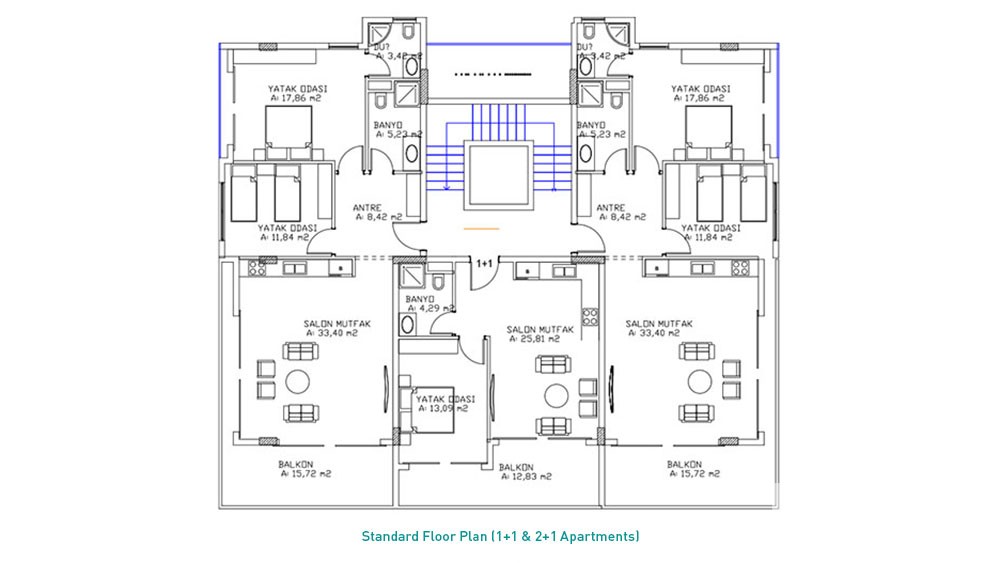 Exclusive seaview apartments for sale in Alanya, Kargicak - 5280