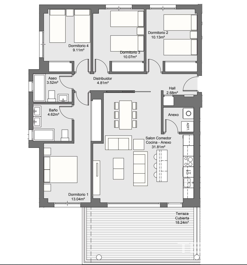 Sea View Apartments for Sale in Torremolinos, Malaga, Spain - 106808