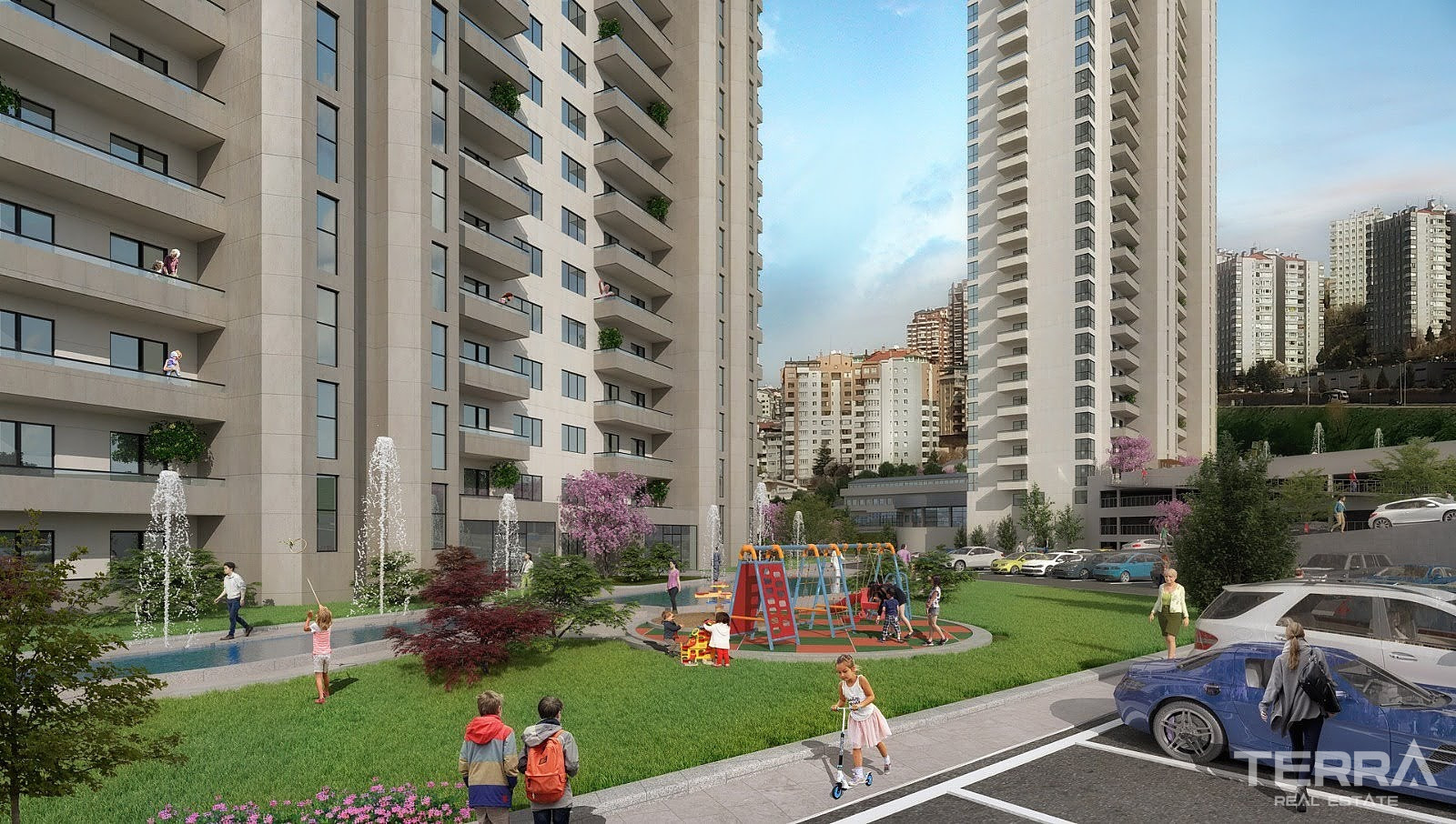 Apartments wth City and Forest View for Sale in Çankaya, Ankara - 106816