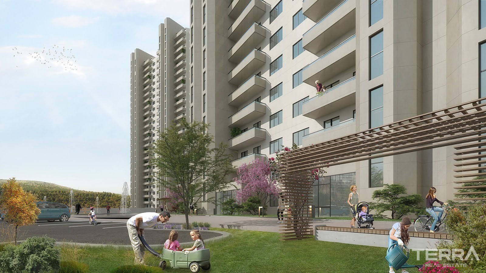 Apartments wth City and Forest View for Sale in Çankaya, Ankara - 106817