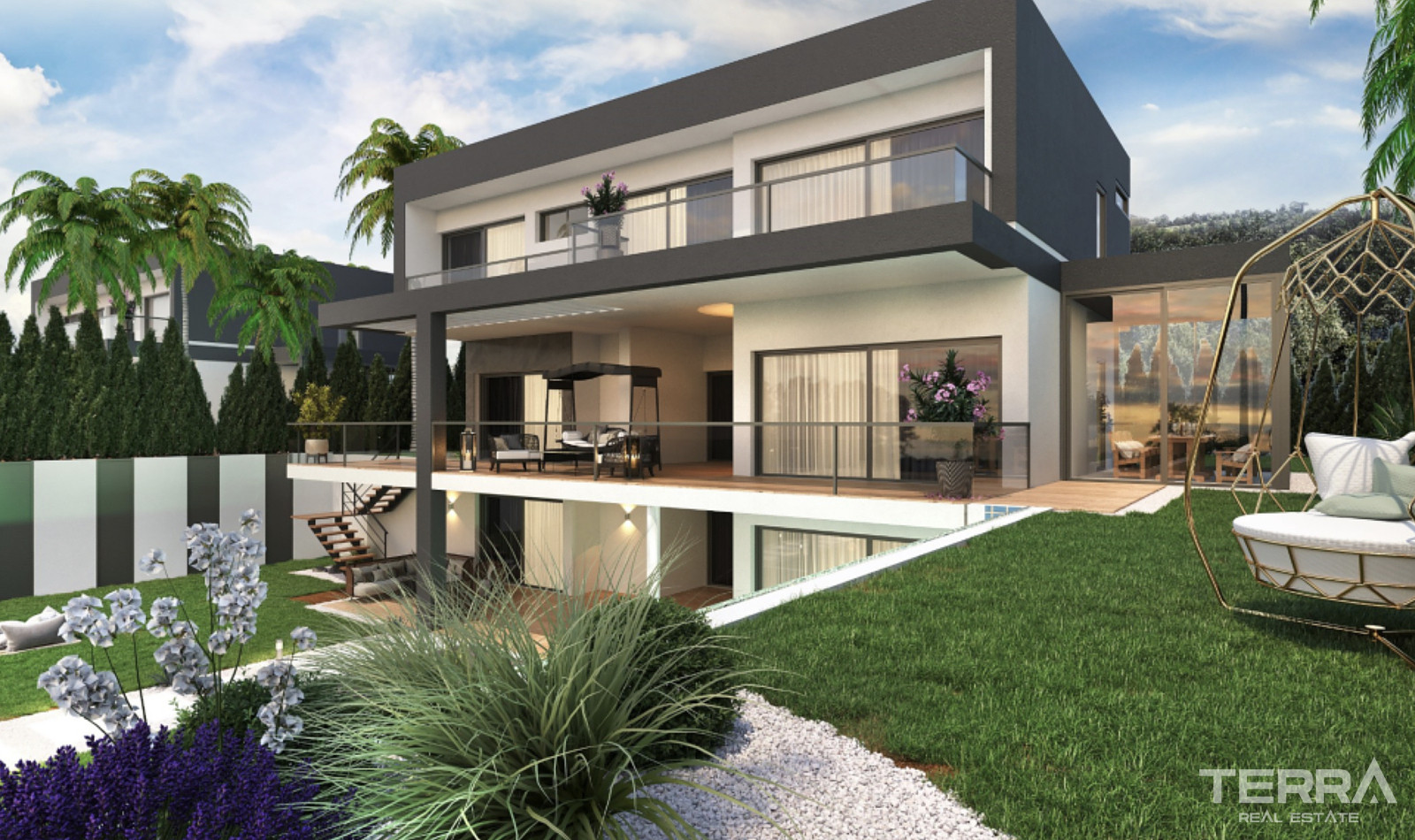 Aydın, Kuşadası'nda Deniz Manzaralı Müstakil Villalar - 106891