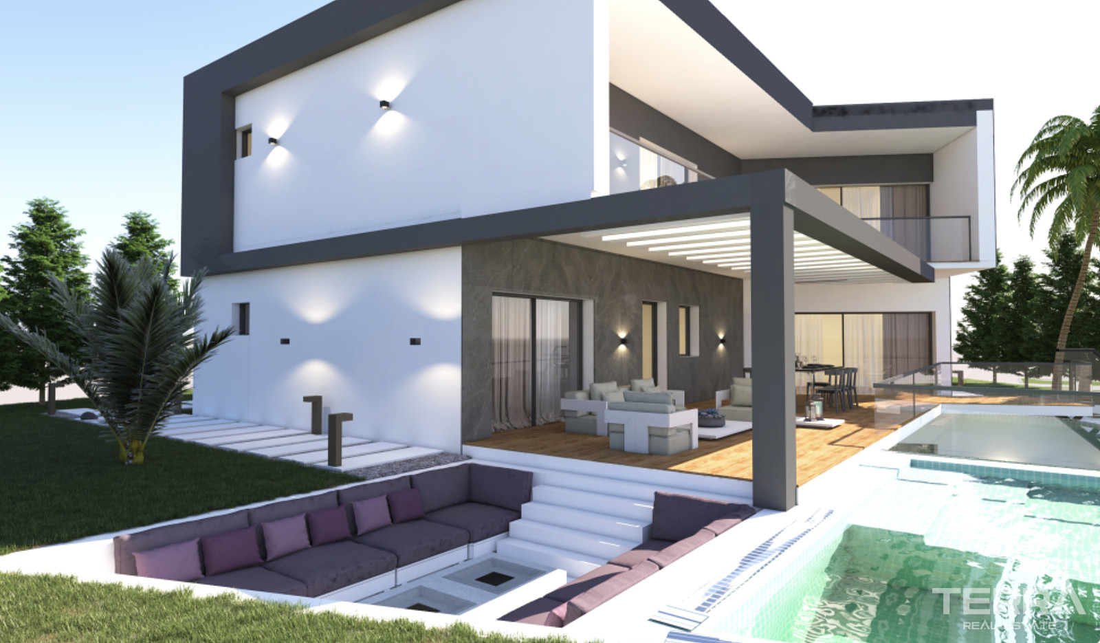 Aydın, Kuşadası'nda Deniz Manzaralı Müstakil Villalar - 106892
