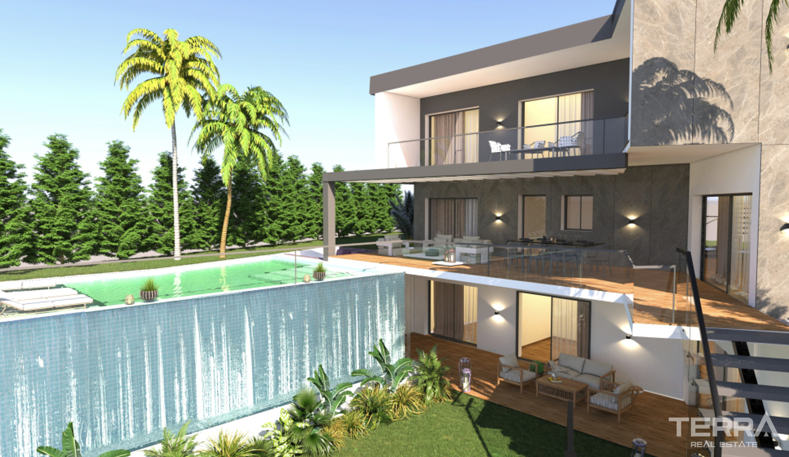 Aydın, Kuşadası'nda Deniz Manzaralı Müstakil Villalar - 106893