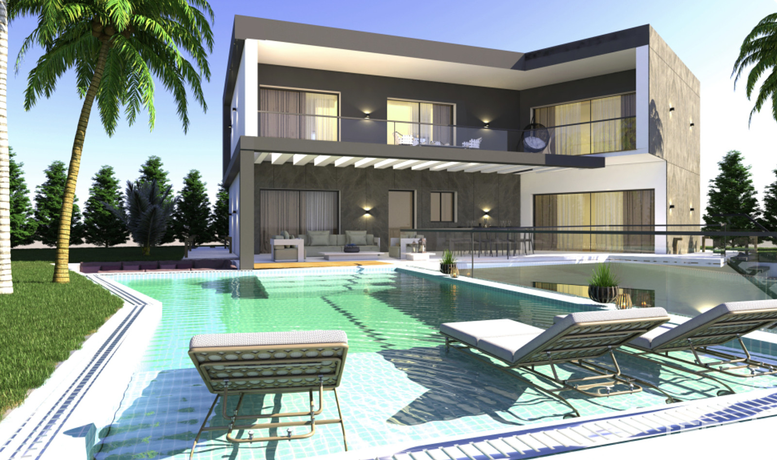 Aydın, Kuşadası'nda Deniz Manzaralı Müstakil Villalar - 106894