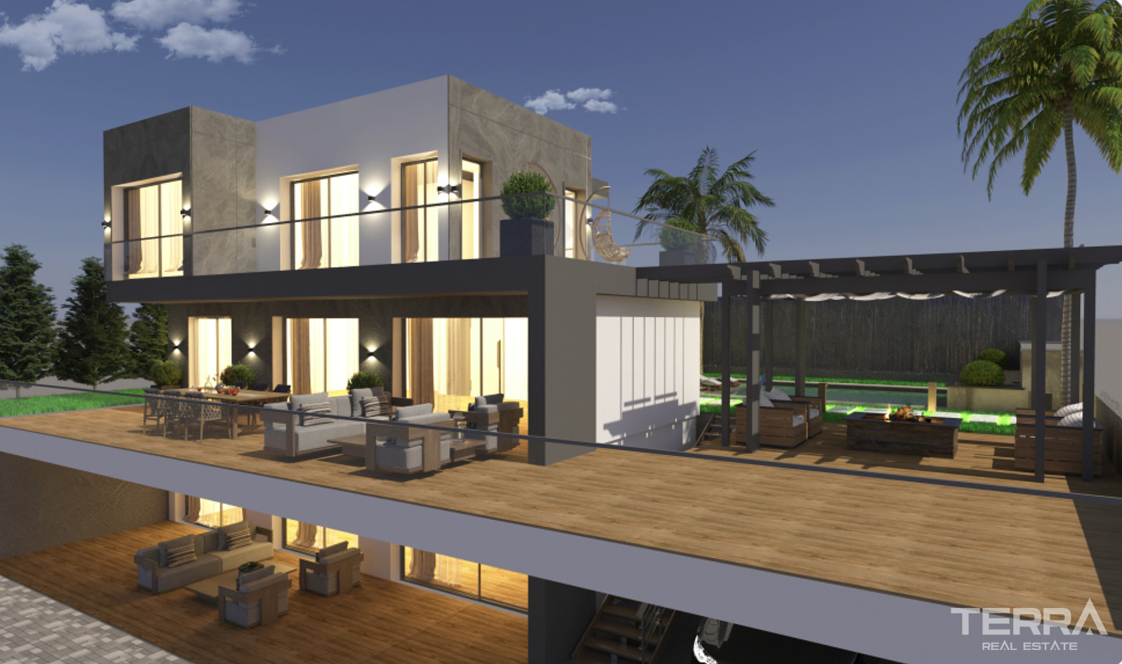 Aydın, Kuşadası'nda Deniz Manzaralı Müstakil Villalar - 106895