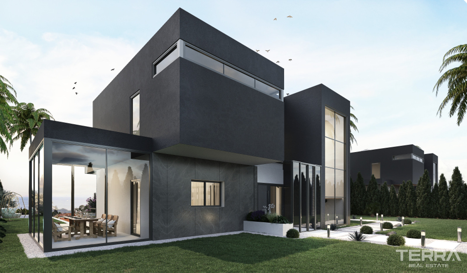 Aydın, Kuşadası'nda Deniz Manzaralı Müstakil Villalar - 106899