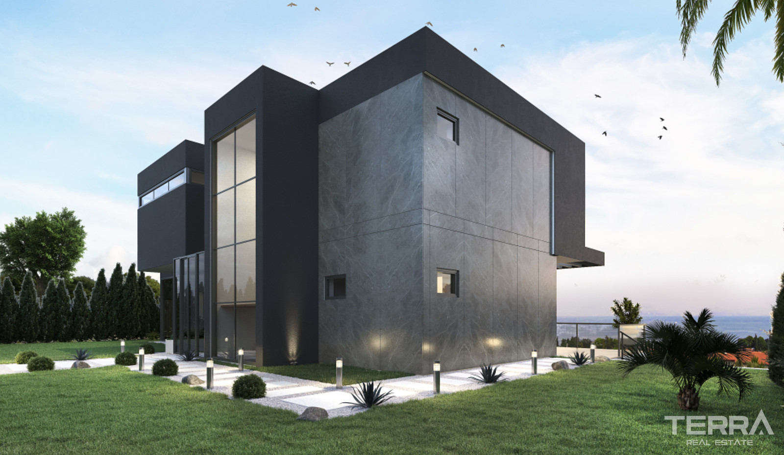 Aydın, Kuşadası'nda Deniz Manzaralı Müstakil Villalar - 106900