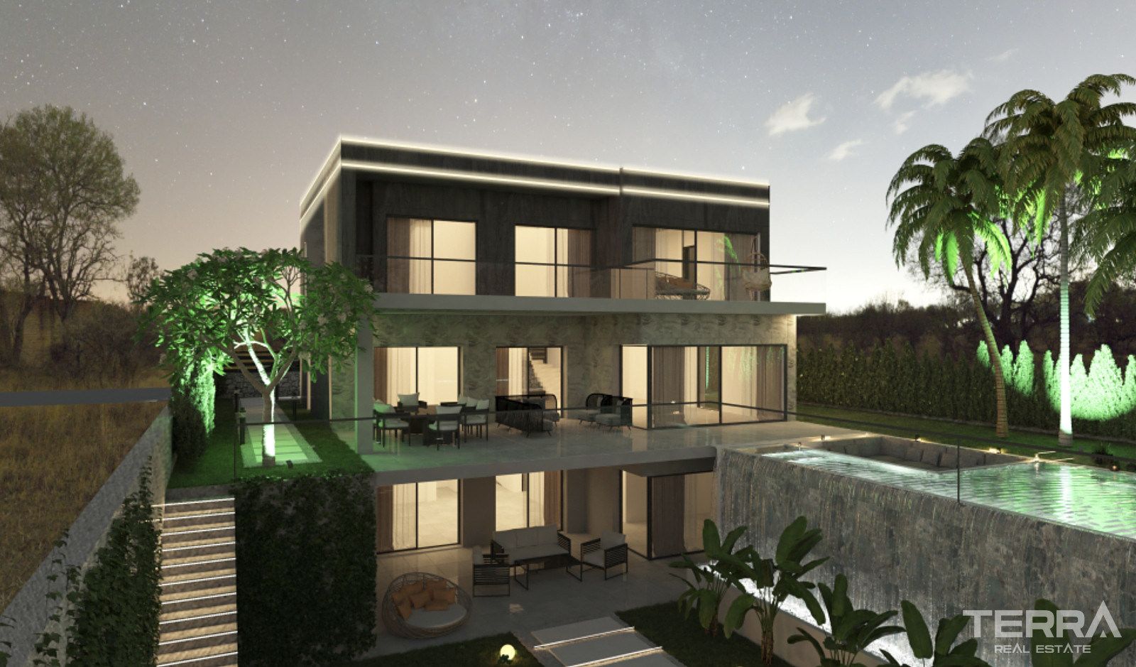 Aydın, Kuşadası'nda Deniz Manzaralı Müstakil Villalar - 106903