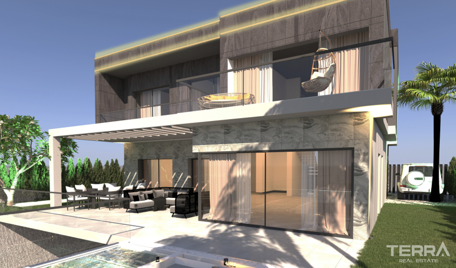 Aydın, Kuşadası'nda Deniz Manzaralı Müstakil Villalar - 106905