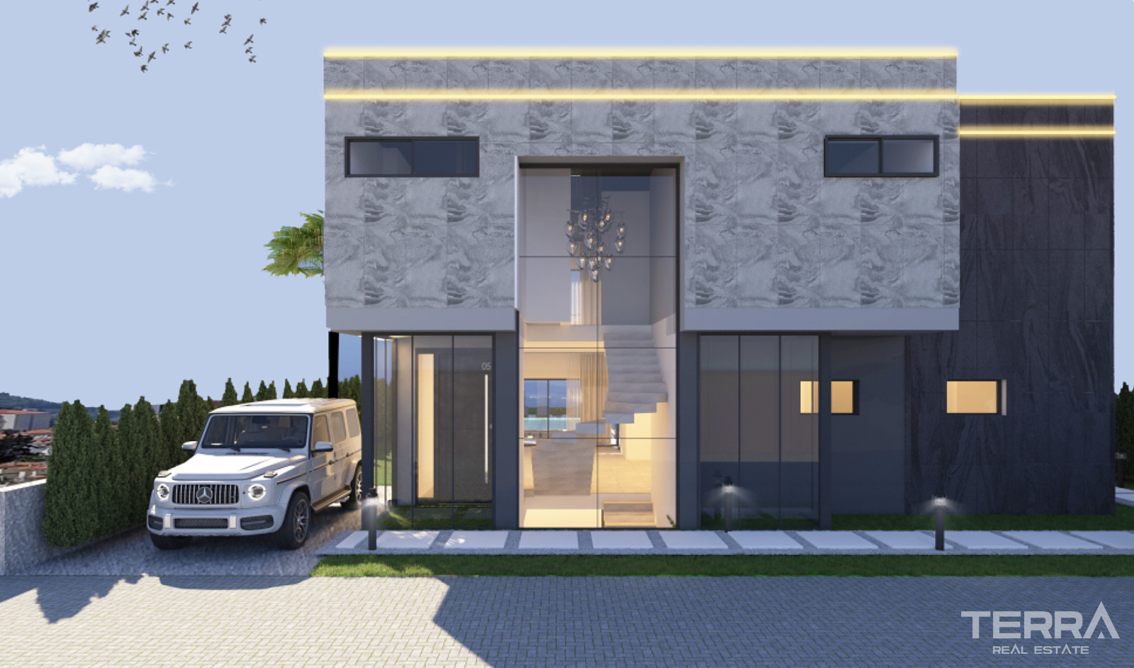 Aydın, Kuşadası'nda Deniz Manzaralı Müstakil Villalar - 106907