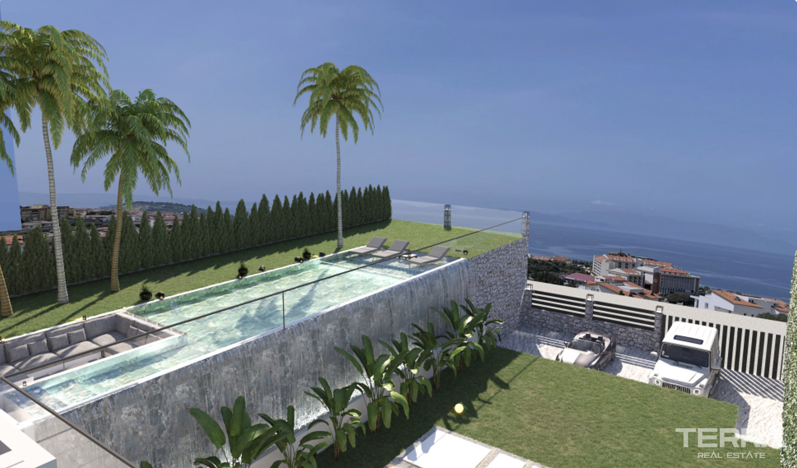 Aydın, Kuşadası'nda Deniz Manzaralı Müstakil Villalar - 106908