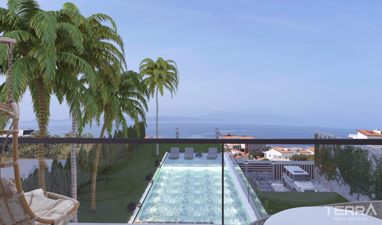 Aydın, Kuşadası'nda Deniz Manzaralı Müstakil Villalar - 106909