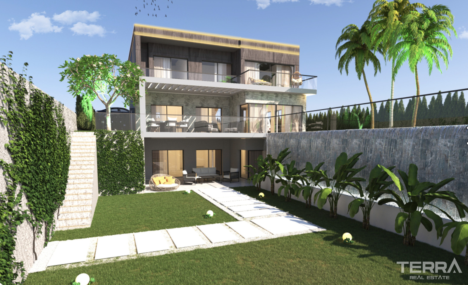 Aydın, Kuşadası'nda Deniz Manzaralı Müstakil Villalar - 106911