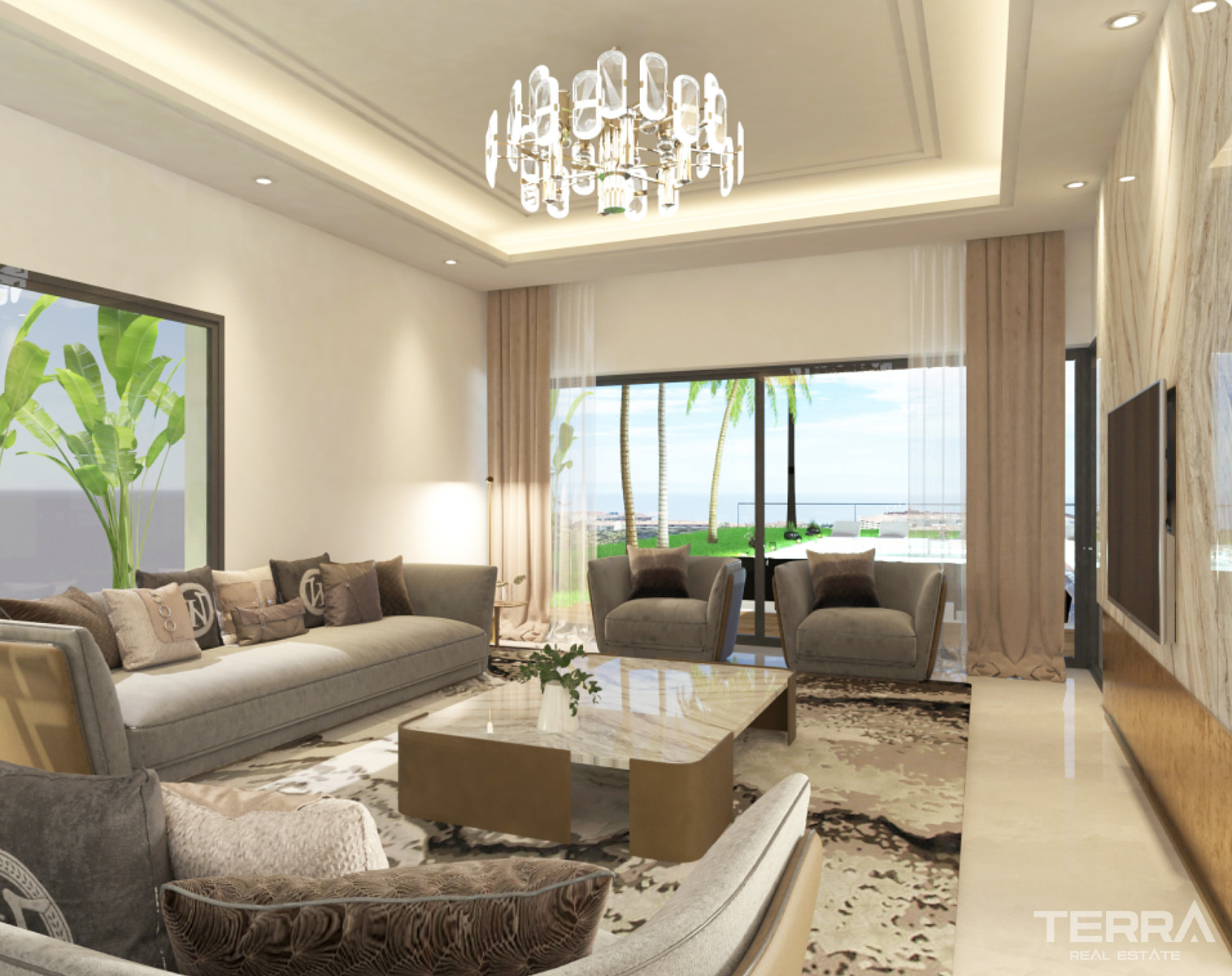 Aydın, Kuşadası'nda Deniz Manzaralı Müstakil Villalar - 106913