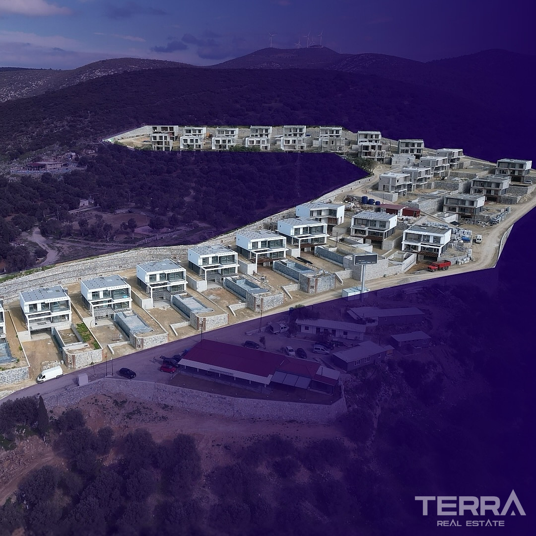 Aydın, Kuşadası'nda Deniz Manzaralı Müstakil Villalar - 106928